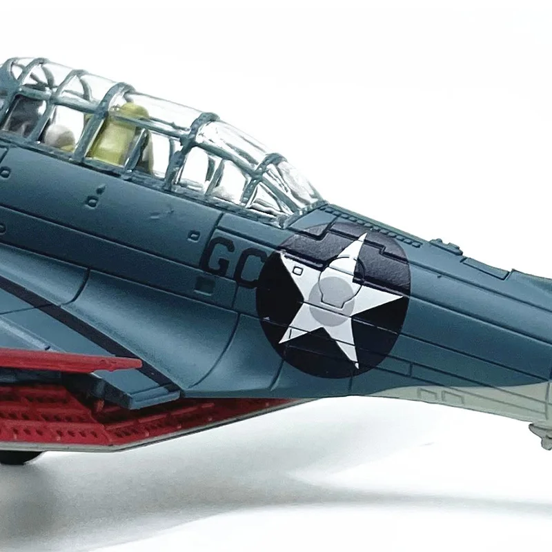 Diecast 1:72 Scale American SBD-3 Best Fighter Original Finished Alloy Airplane Model Simulation Static Collectible Toy Gift