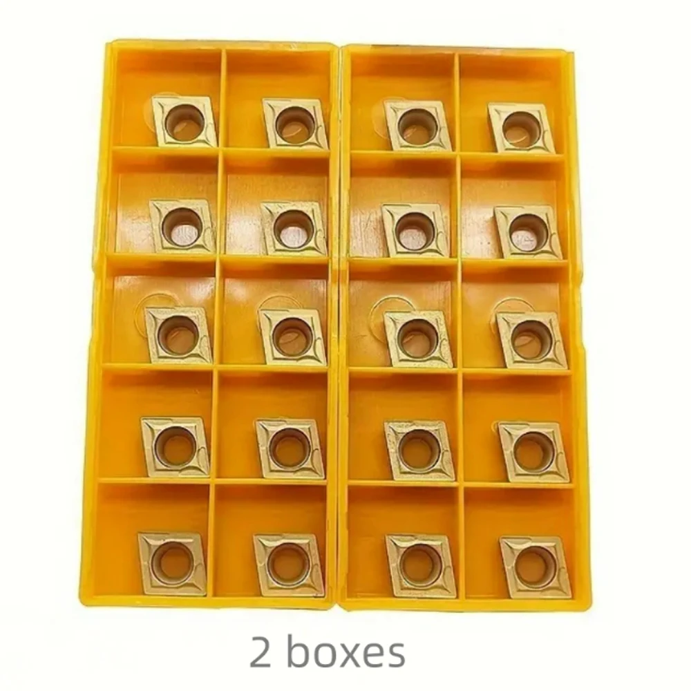 20pcs CCMT21.51 CCMT060204 Turning Inserts Carbide Turning Inserts,  CNC Lathe Replacement Insert Tool