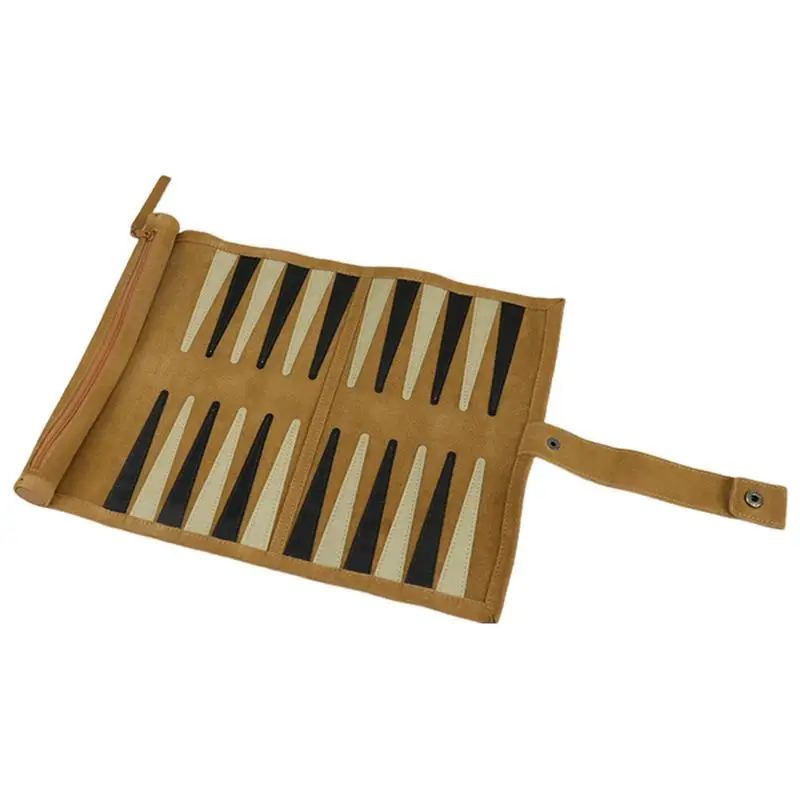 Ensemble de jeux de société Backgammon classique, petit jeu de stratégie amusant