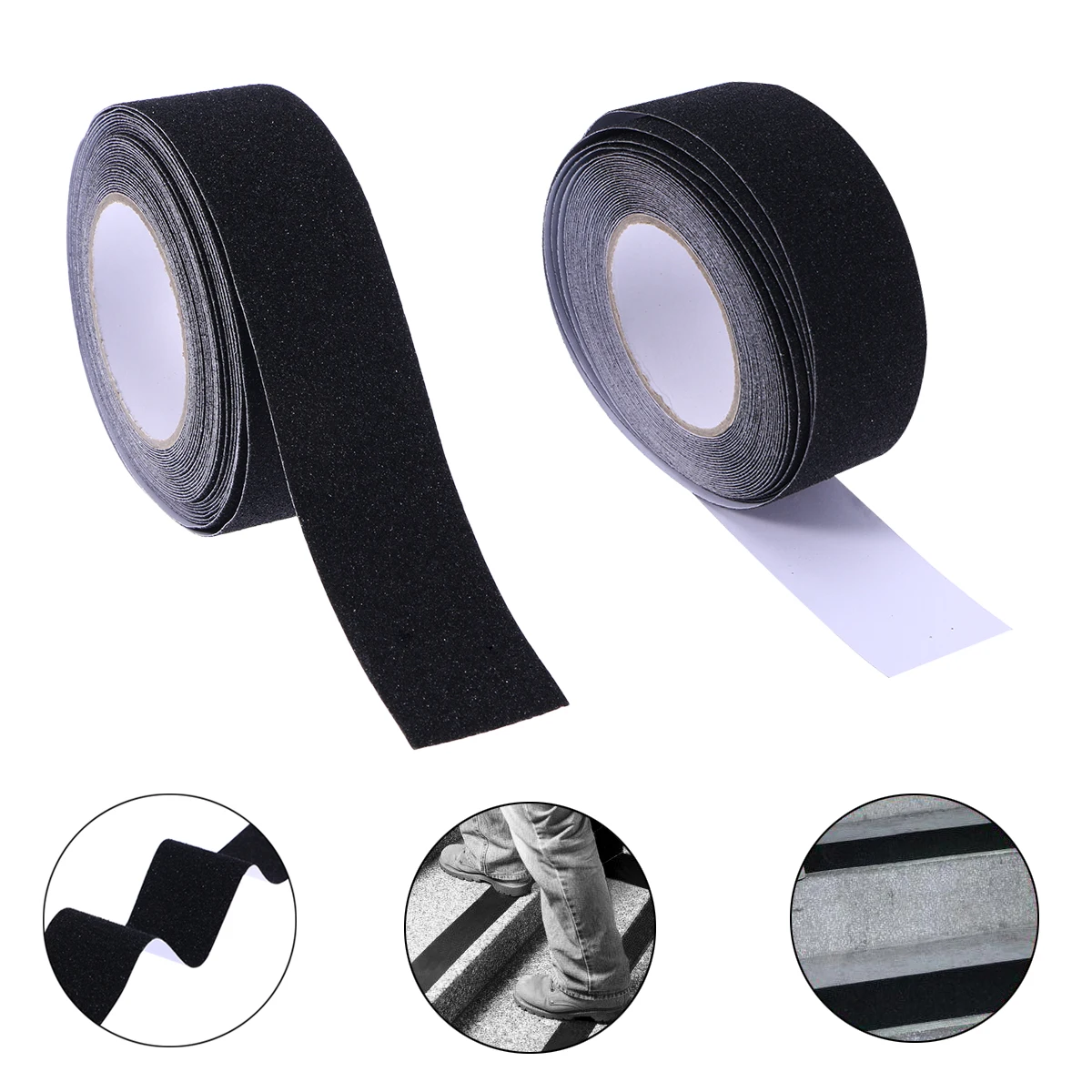 

10M Anti Slip Tape Black Heavy Duty Non-slip Stair Treads Grips Sticker Self Adhesive Carpet Strips Safety Ramps Ladders