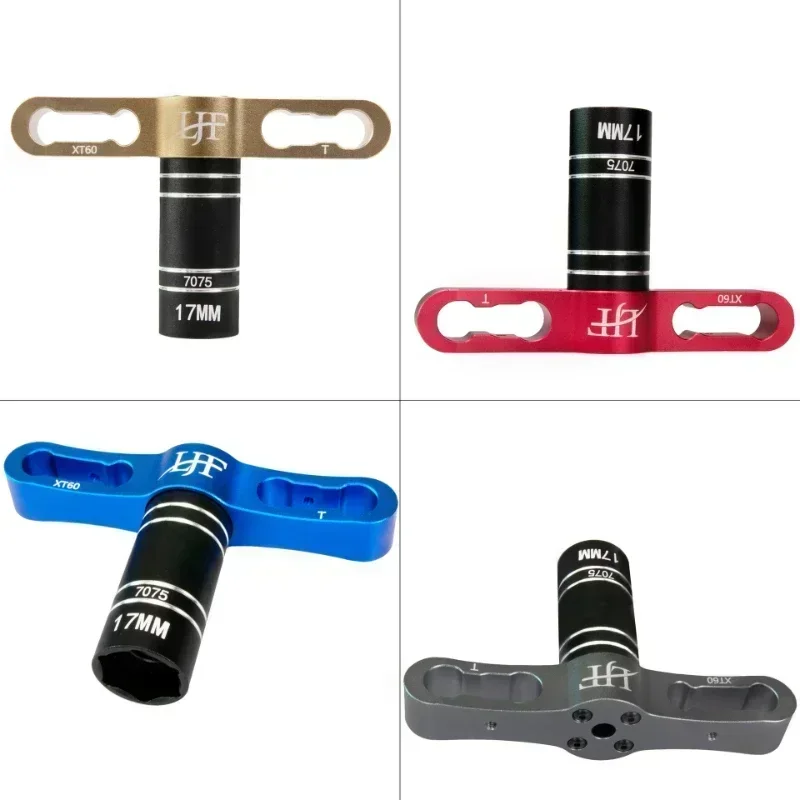 ประแจหกเหลี่ยมโลหะขนาด 17 มม. สำหรับล้อรถ RC ขนาด 1/8 1/10 รถออฟโรด รถมอนสเตอร์ทรัค รถครอว์เลอร์
