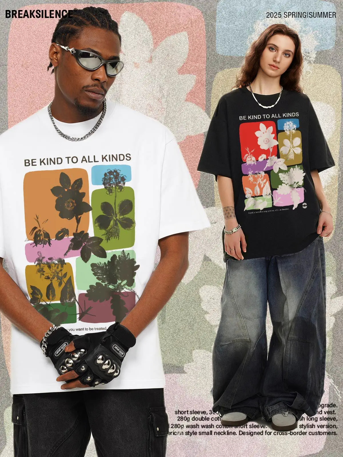 

Футболка с рисунком для уличной одежды His & Hers — повседневные топы из 100% хлопка с короткими рукавами