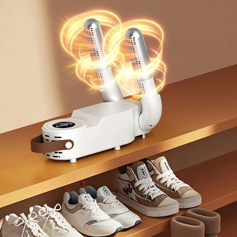 ميديا مجفف الأحذية الكهربائية الأشعة فوق البنفسجية إزالة الروائح الكريهة تعقيم مجفف الأحذية ذكي الوقت مجفف المنزل التجفيف السريع حذاء سخان #2