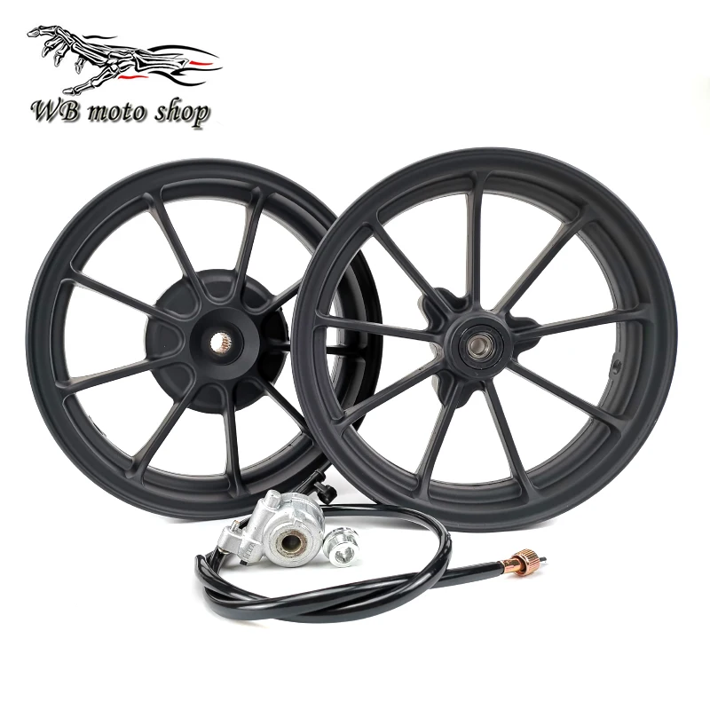 DIO motorcycle modified Aluminum Alloy front back wheels Rim Disc brake for AF18 AF25 AF27 AF28 ZX AF34 AF35 12 core Taiwan ver