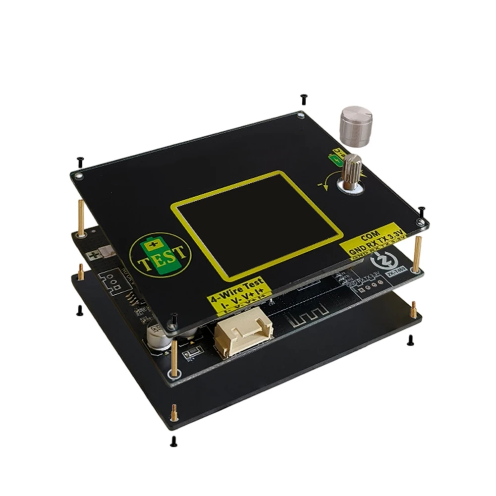 

T469 AC 4-Wire Battery Voltage and Internal Resistance Tester with Mobile APP Control and On-Device Data Storage