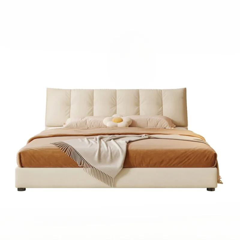 Children Organizer Double Bed Princess Europen Floor Wooden Double Bed Headboards Girls Luxury Japanese Muebles Lounge Furniture