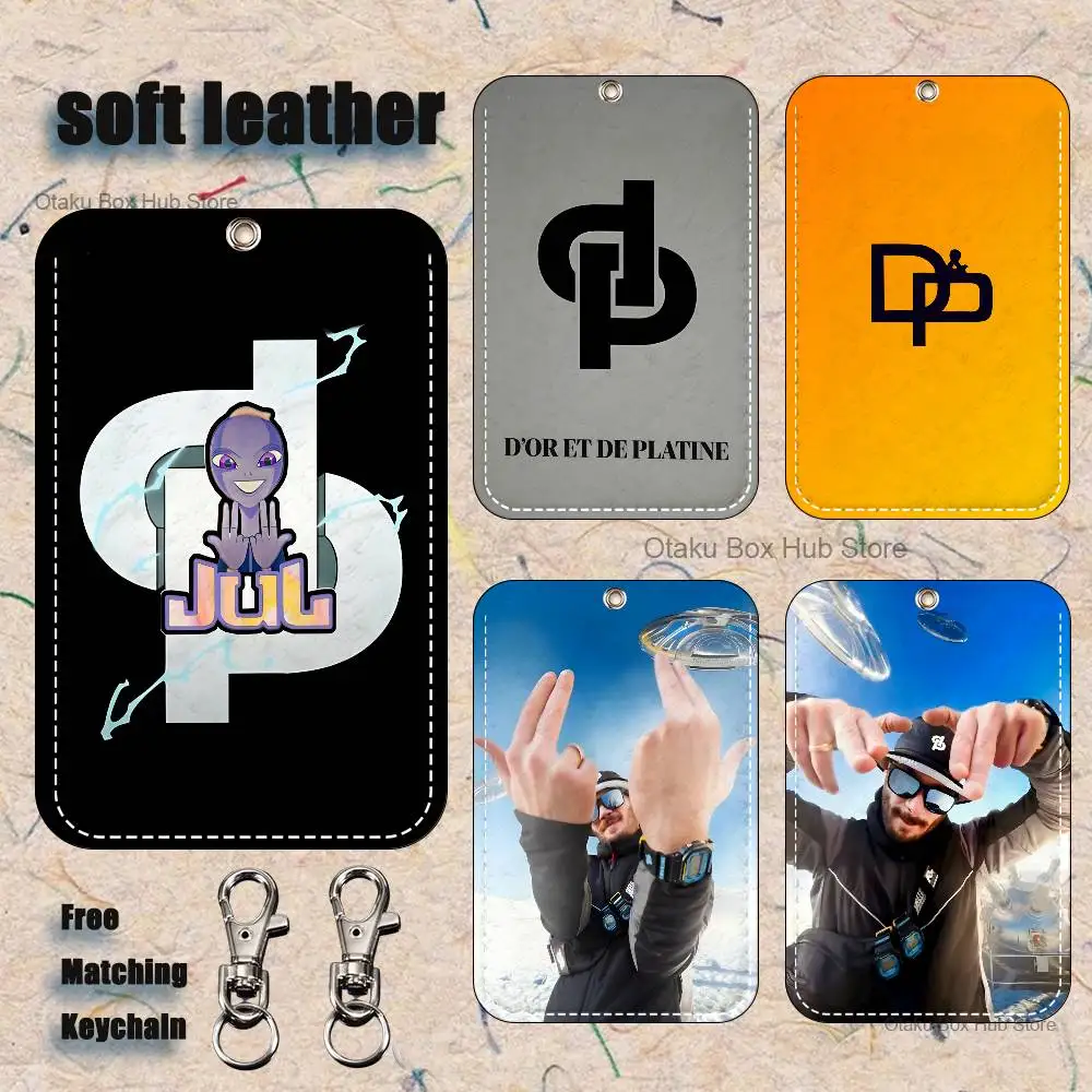 

Rapper J-JUL Holder Keychain For Bank Business Work Card Holder Student Card Protective Case Bus Card