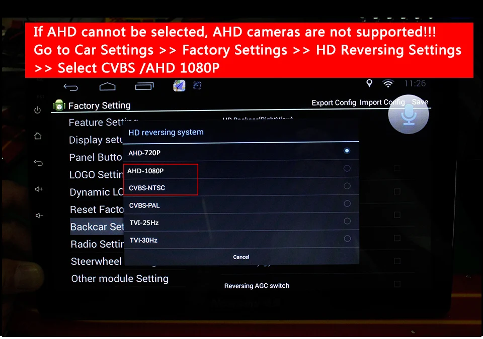 Für Mercedes Benz C W204 C180 C200 C260 Stamm Griff Backup Kamera CCD Auto Rückansicht Kamera AHD 1080P Reverse parkplatz Kamera – Detail 3