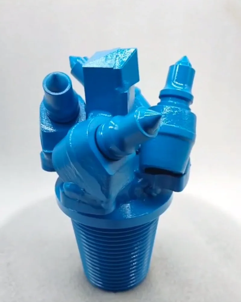 Quick 6-inch wear-resistant alloy drill bit with pick frame Coal mine resource development Durable drilling equipment Tools