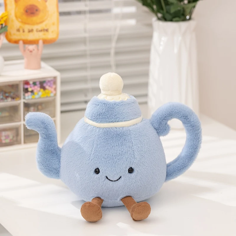 Cartoon Spaß Heißer Verkauf Cookie Plüsch Puppe Pentant Kuchen Baguette Zimt Teekanne Kaffee Tasse Plüsch Spielzeug Wohnkultur Geschenk Für Kinder
