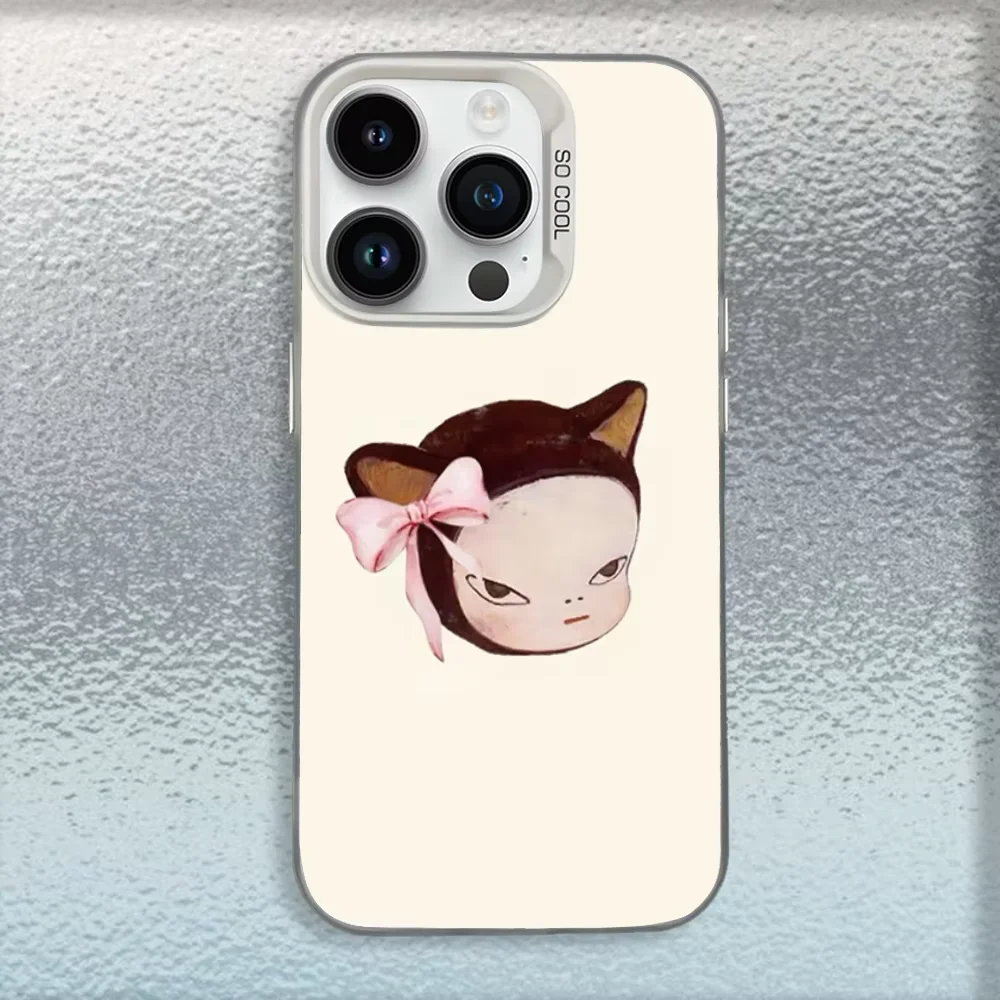 Yoshitomo Nara Art Phone Case For IPhone 17 Air 16 e 15 14 13 12 11 Pro Max Plus Mini SE 2020 2022 Shockproof Case