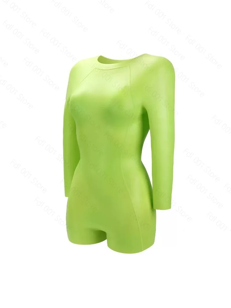 

New Women Silicone Thermal Wetsuit Full Body Snorkeling Surfing Suit with Jellyfish Protection