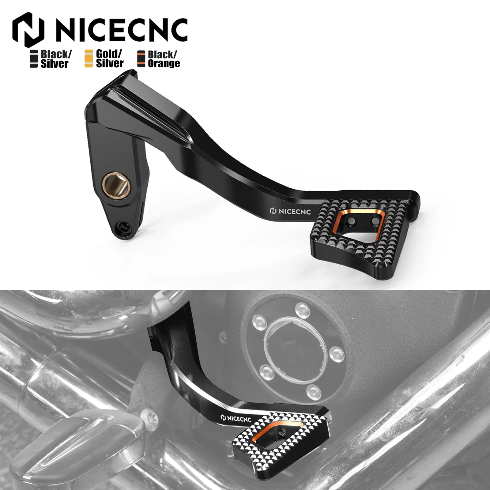 

For Harley Dyna Low Rider FXDL 1993-2012 Rear Brake Pedal Lever Super Glide FXD FXDC Street Bob FXDB Fat Bob FXDF 2008-2017