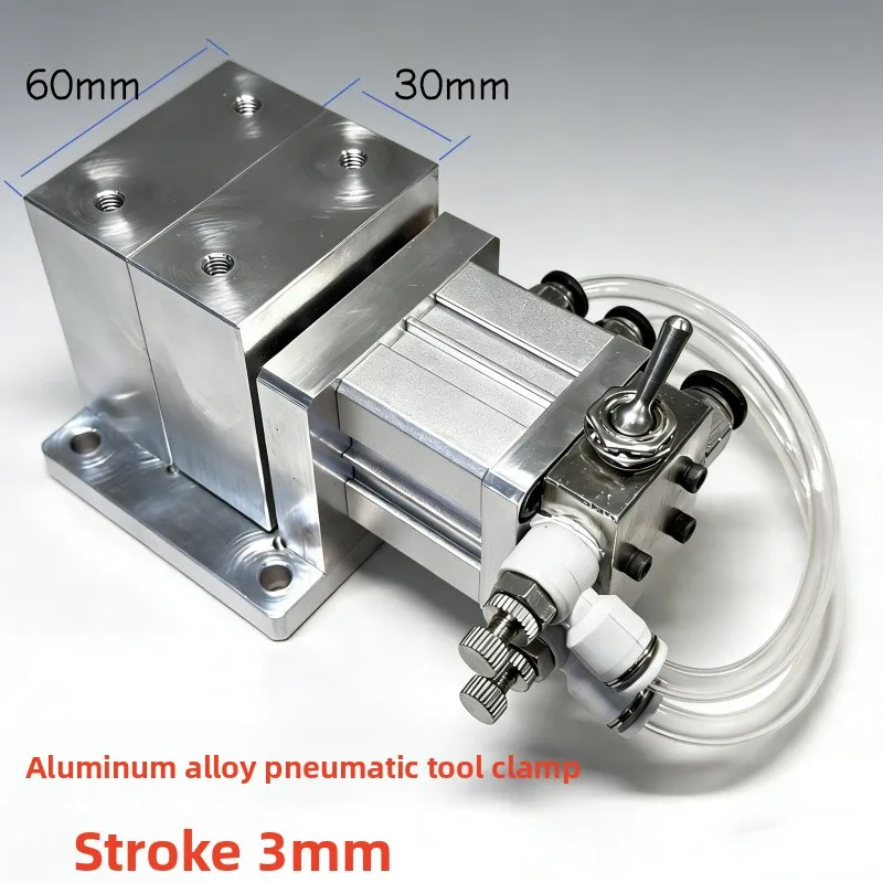 Durable Pneumatic Ok Clamp Precision Vise Multi Position Fixture For Cnc Router Milling Machine Processing