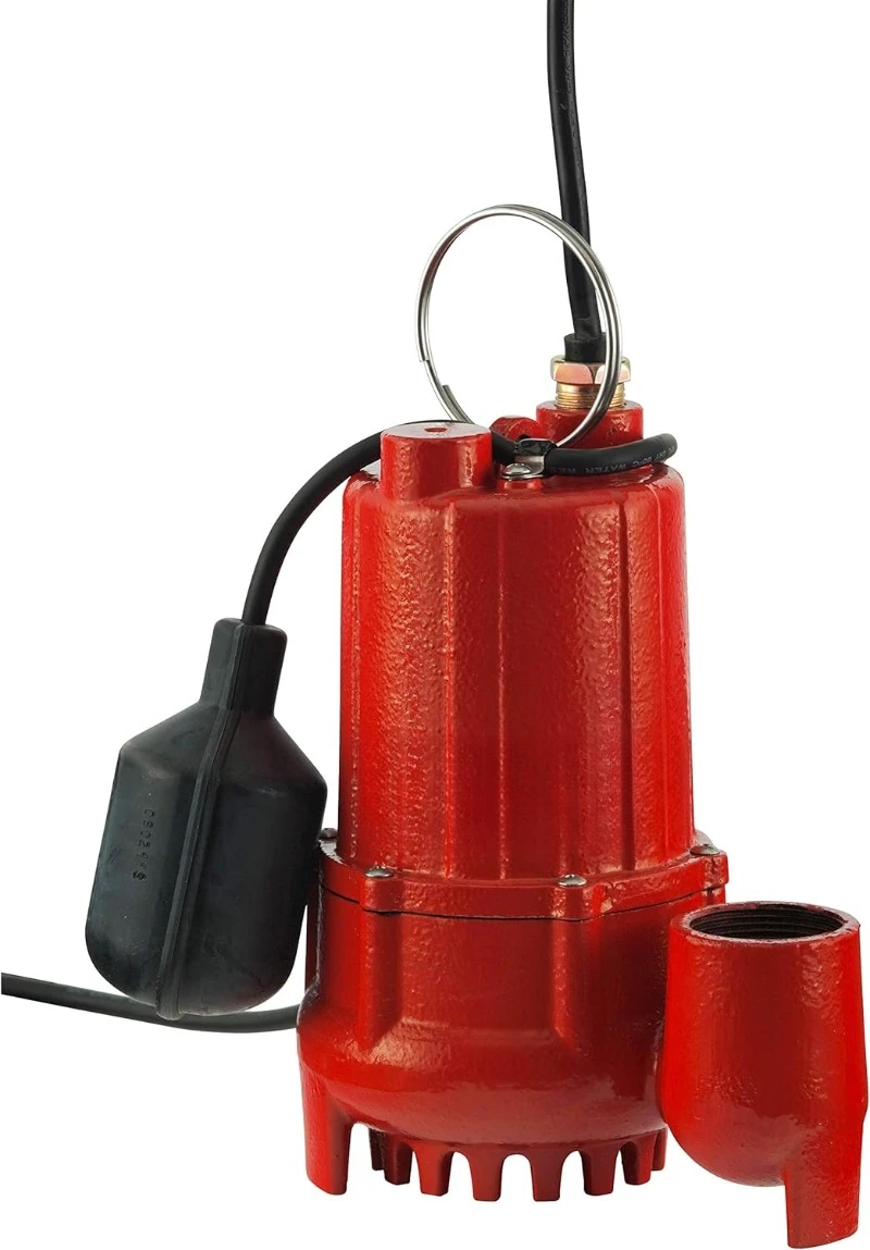 

RL-SC50T 115-Volt, 1/2 HP, 4300 GPH Cast Iron Sump Pump with Tethered Float Switch, 10-Ft. Cord, Red, 14942746