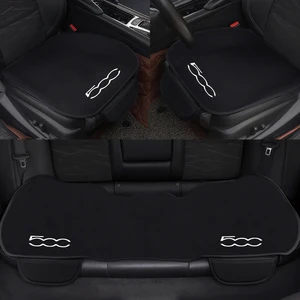 3Pcs Tất cả đặt gối bảo vệ Caping ghế ô tô cho Fiat 500 500c 2012 500x 500L Abarth 695 Công cụ phụ kiện xe không đệm không có đệm 8 Bảo hiểm bán hàng chính 500 Abarth - №7