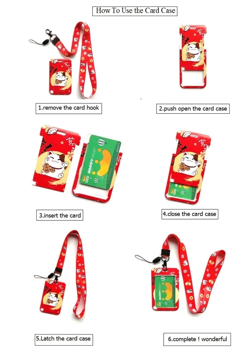 Marble Pattern Lanyard ID Badge Card Holder Office Worker Cardholder Cover Credit Card Case Card Protector Christmas Gift