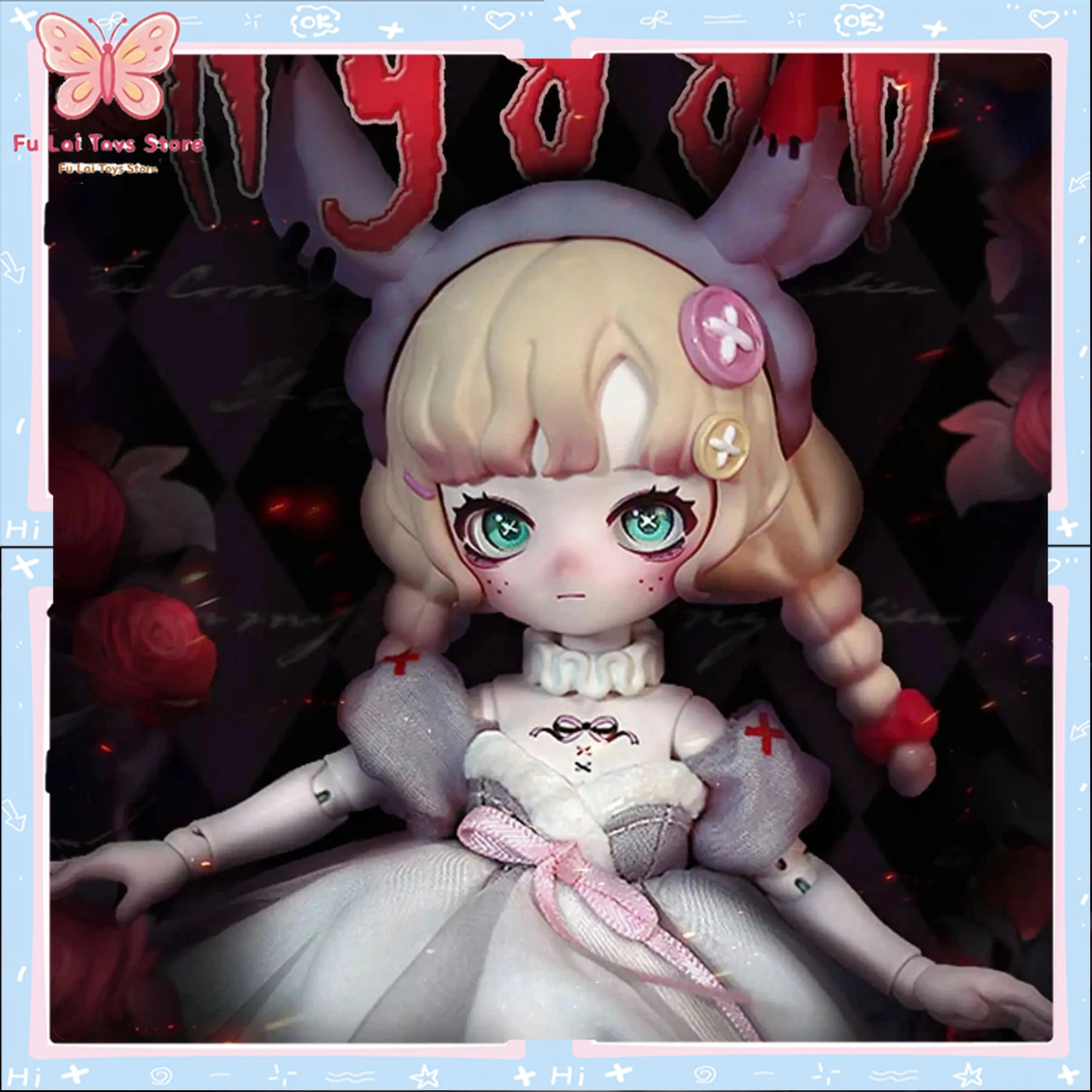 

Genuine Nyssa Weird Nightmare Series 1/12 Scale BJD Posable Figure Blind Box Trendy Handmade Toy Desktop Decor Gift In Stock