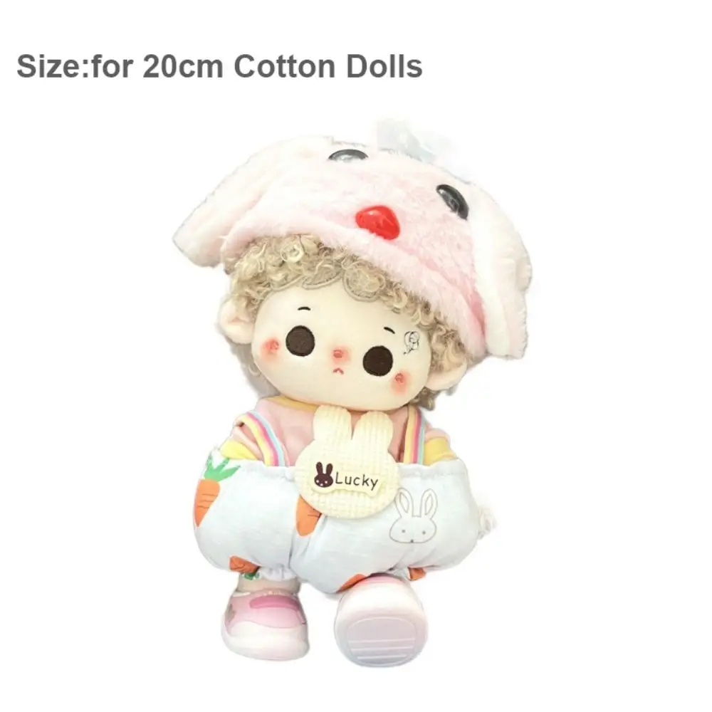 Trendy DIY 20cm Cotton Doll Clothes Cartoon Cute Toy Accessories Toy Gift Colorful Doll Accessories BJD Doll