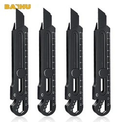 BAIHU New Stainless Steel Utility Knife Steel Wallpaper Knife Holder Durable Sturdy Manual Lock For Comfortable Grip
