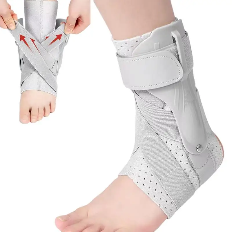 Ankle Support Lace Up Adjustable Support Adjustable Comfortable Stretchy Breathable Compression Ankle Brace For Running Baseball