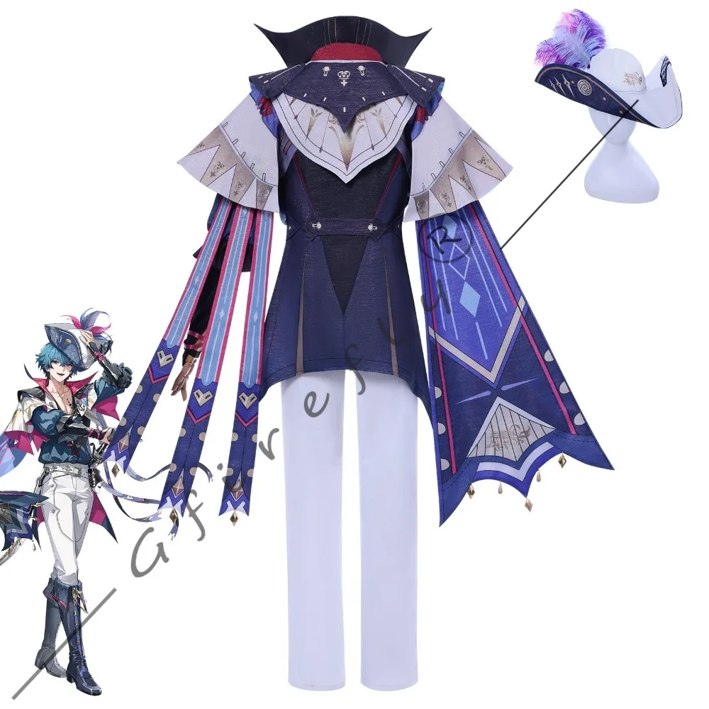 Wuthering Waves Brandt Cosplay-Kostüm, der gleiche Stil der Uniformen, Zubehör, Perücken, Hüte, Halloween-Party, Performance-Kostüme