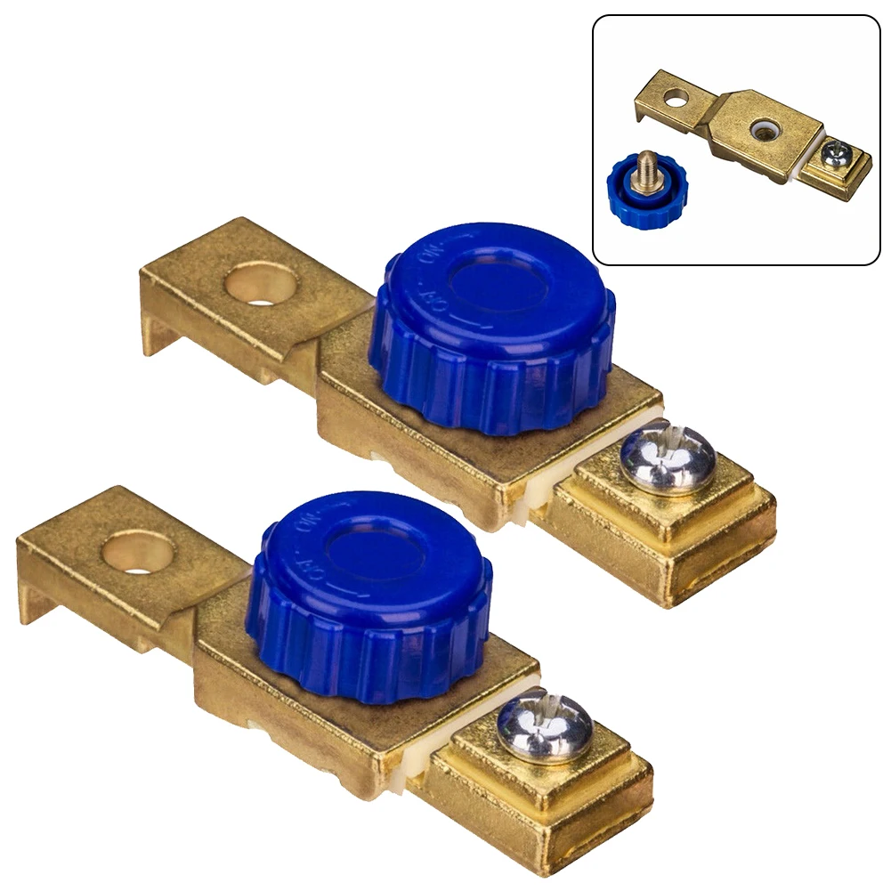 

2X Car Motorcycle Battery Terminal Link Quick Cut-off Switch Rotary Disconnect Isolator Car Truck Parts Battery Cut-off Switch