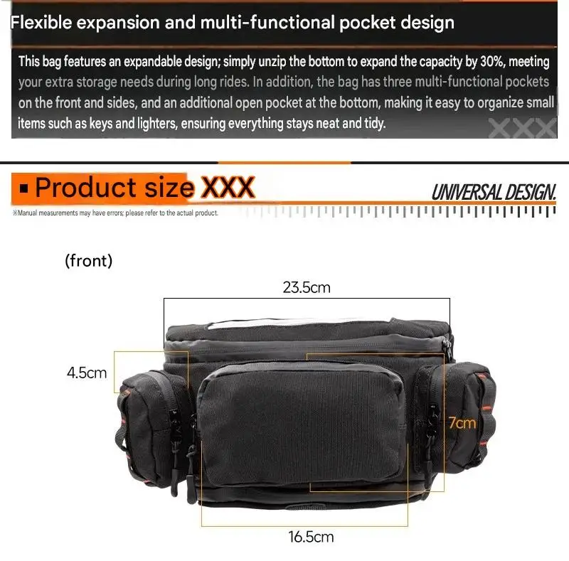 For Scooter Touchable Front Head Bag Transparent Window Convenient Phone Navigation While Riding Parts