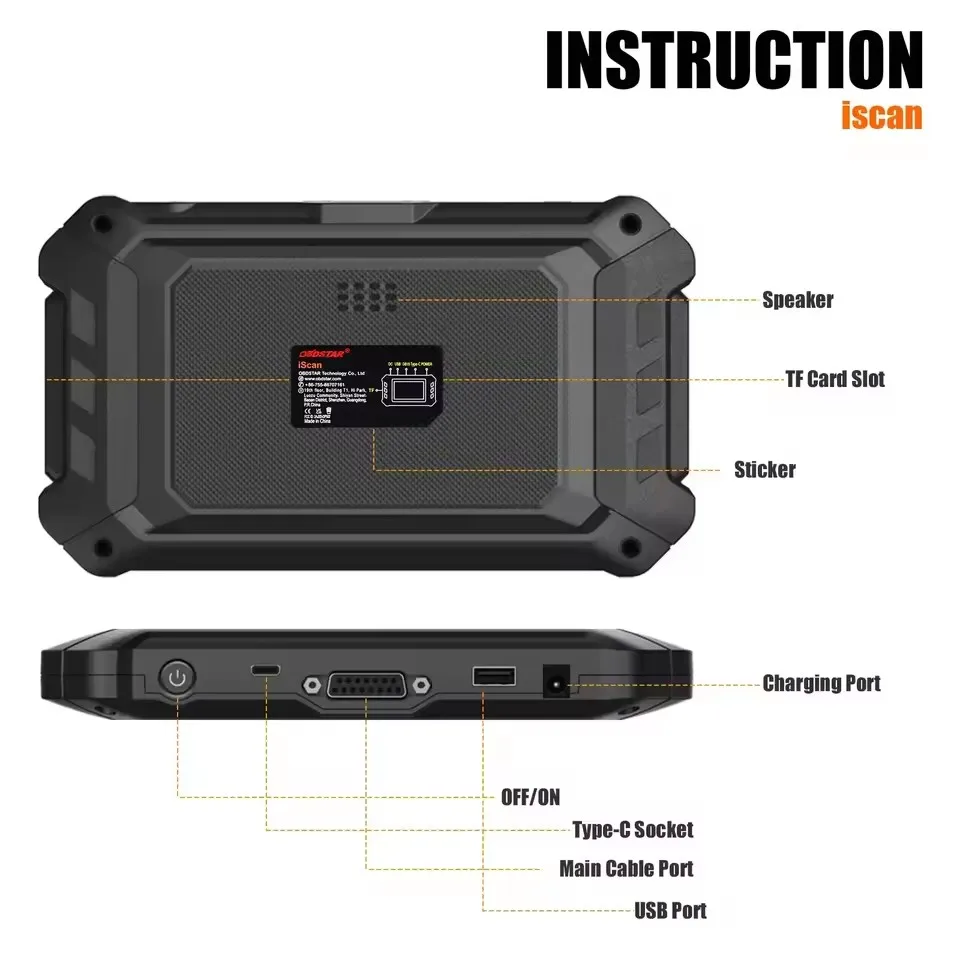 OBDSTAR IScan Marine Diagnostic Scanner for YAMAHA/SUZUKI/KAWASAKI/HONDA/Hidea/PARSUN/EVINRUDE/BRP SEA-DOO