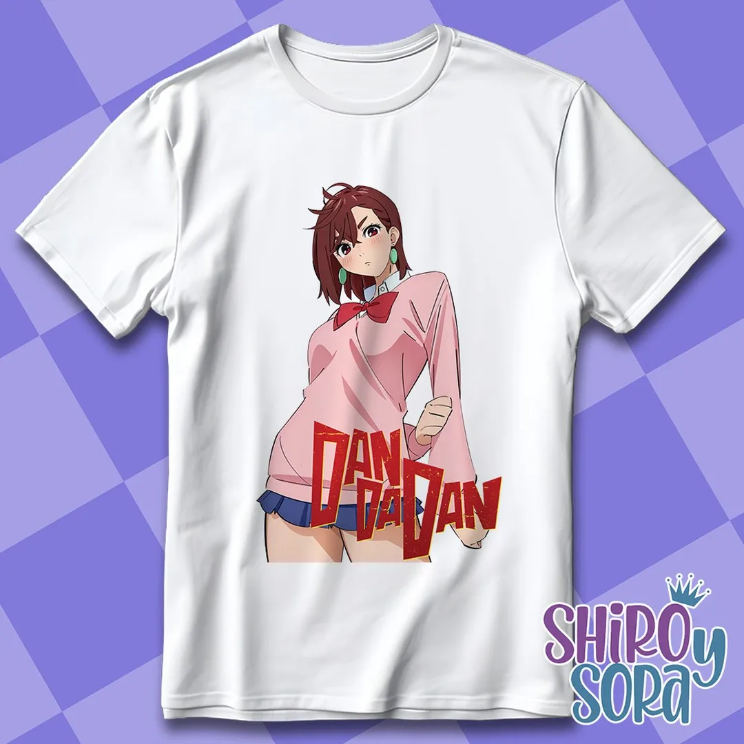 Momo Ayase Okarun Dandadan T-shirt Gift Horror Anime Shirt Gift Shirt