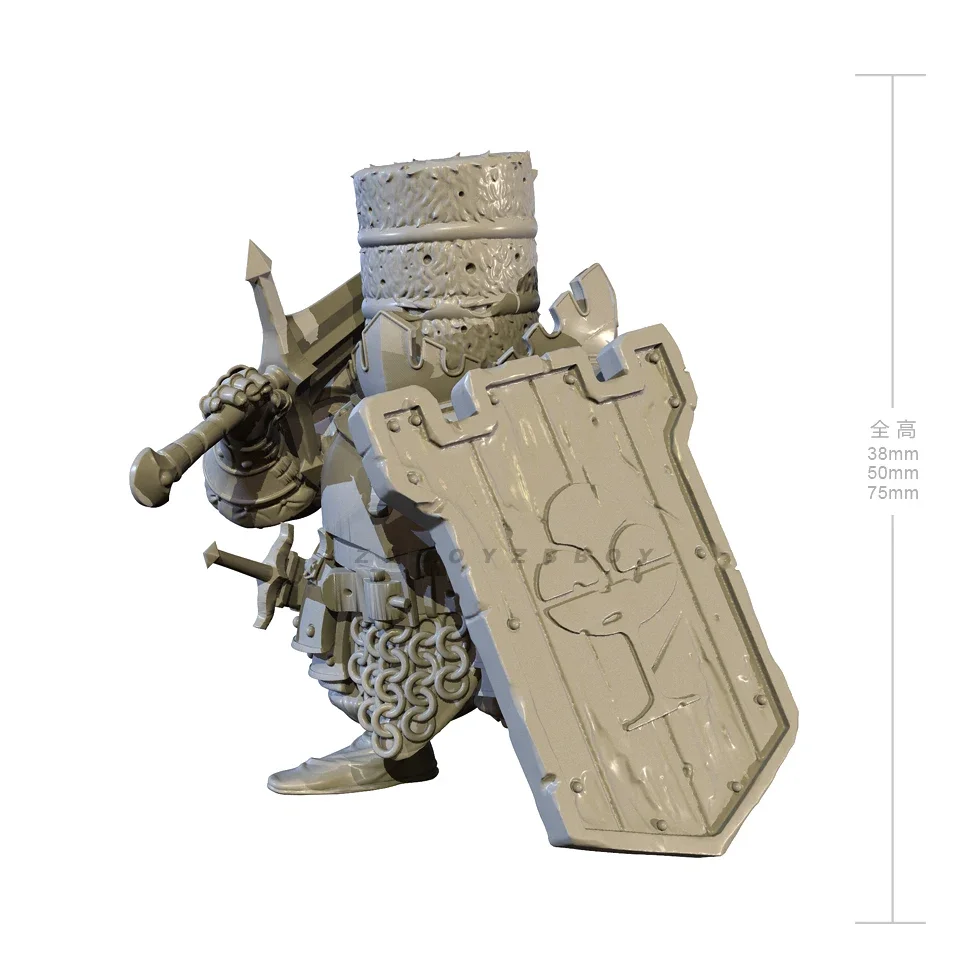 38mm 50mm 75mm Resin model kits figure colorless and self-assembled 3D Printing  TD-6738/3D