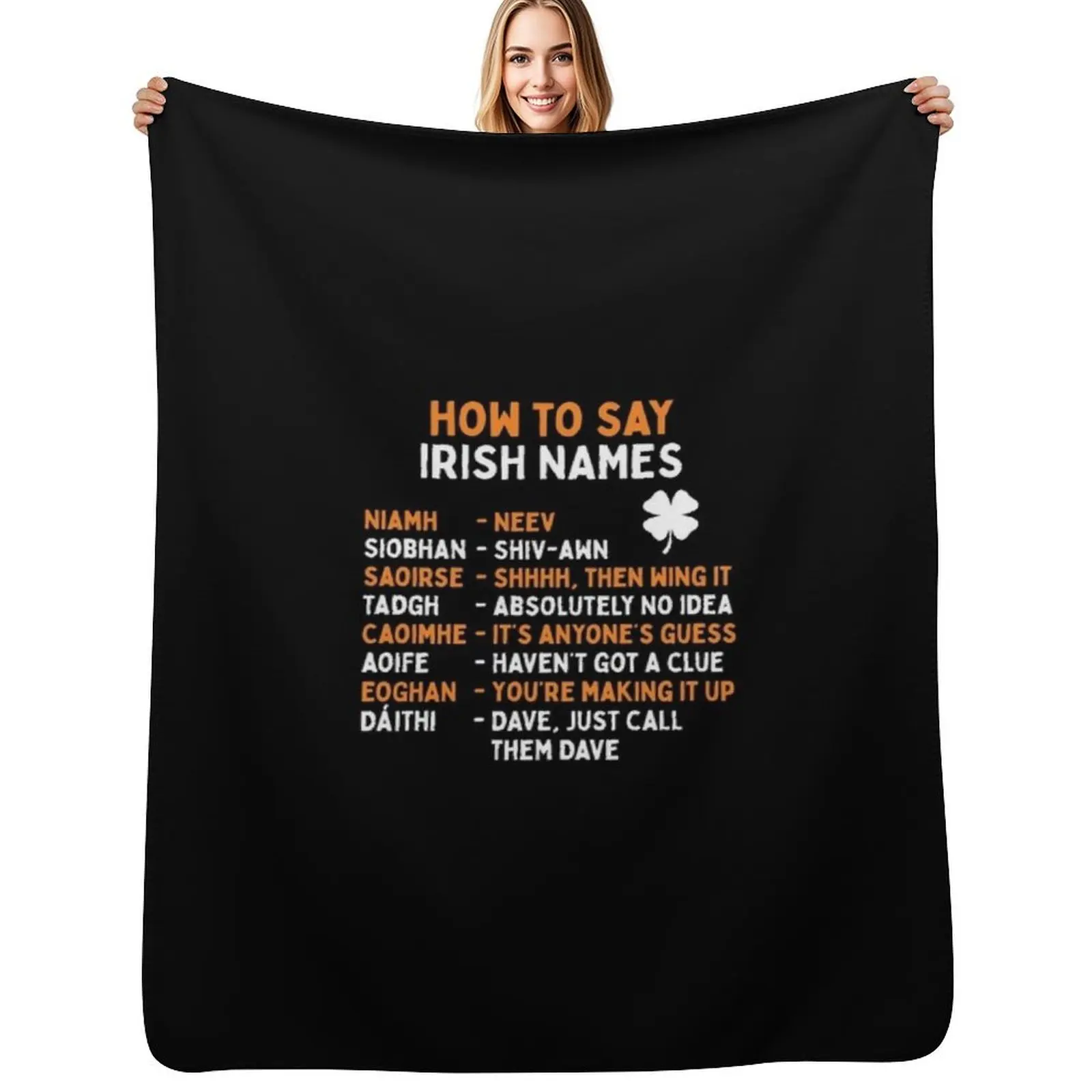 How To Say Irish Names Throw Blanket Summer Decorative Sofa Loose Sofa Throw Blankets For Baby Decorative Sofas Blankets