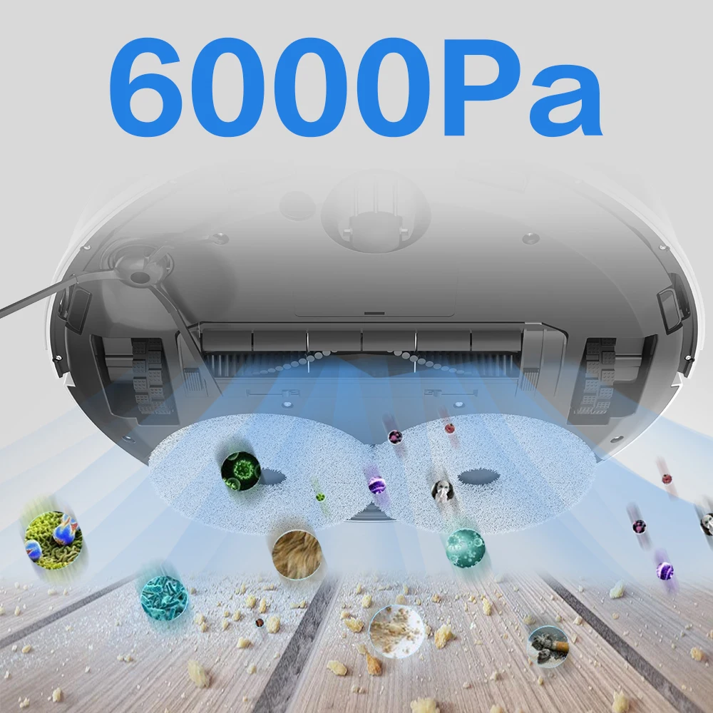 App+Voice Control Sweeping Aspiradora Self Emptying Multifunctional Sweep and Wet Mopping Commercial Robot Vacuum Cleaner