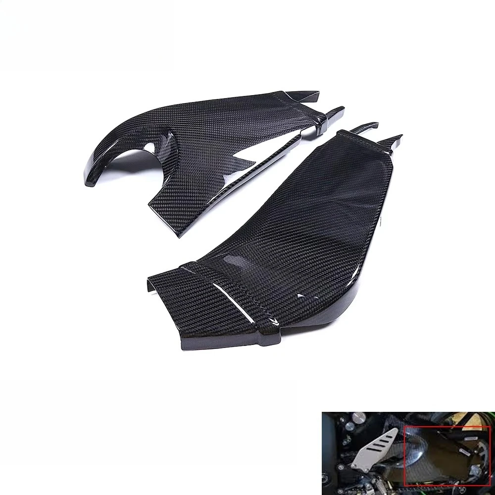 ZX-6R Fairing Motorcycle Dry Carbon Fiber Rear Swing Arm Cover ZX-6R 2024