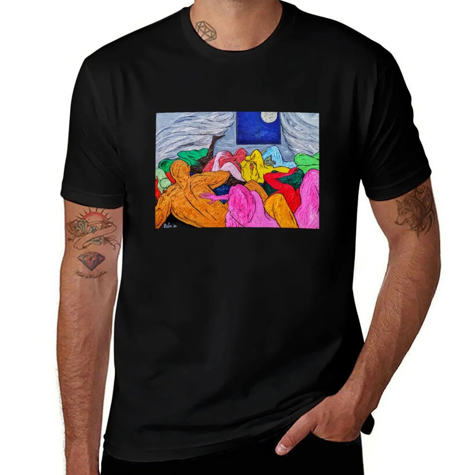 polyamory T-Shirt Casual Pattern Print Tee Shirt T-Shirt