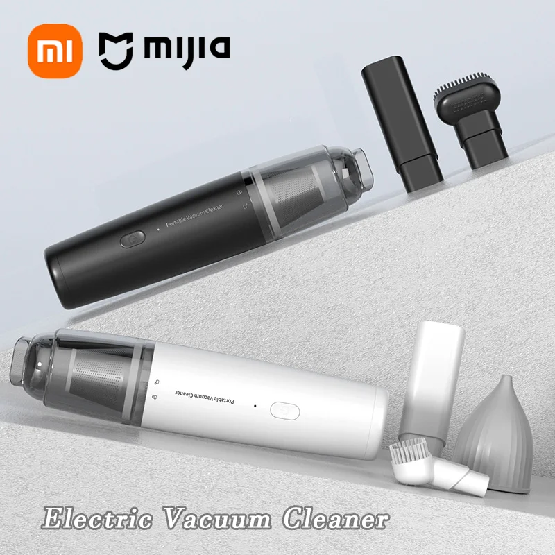 Xiaomi-aspiradora eléctrica para coche, Mini aspirador portátil de alta potencia, inalámbrico, potente eliminador de polvo y limpieza profunda