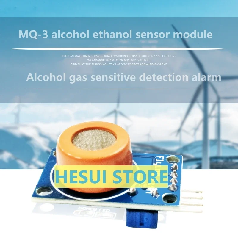 MQ-3 alcohol ethanol sensor module alcohol gas sensitive detection alarm