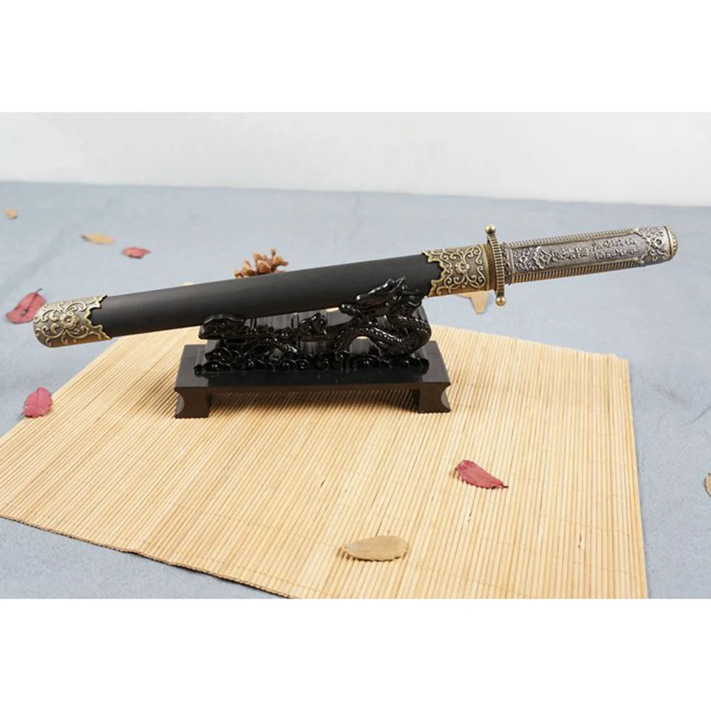 B28C-1 قطعة من حامل السيف على شكل تنين صيني، حامل سيف مطابق للسفر، حامل ديكور، هدية عامة #2