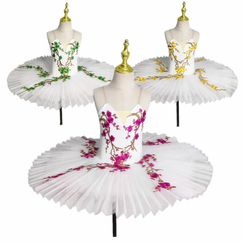 

Ballet Tutu Skirts White Swan Lake Dance Clothing For Girls Dance Dress Cute Girls Performance Costumes High Quality