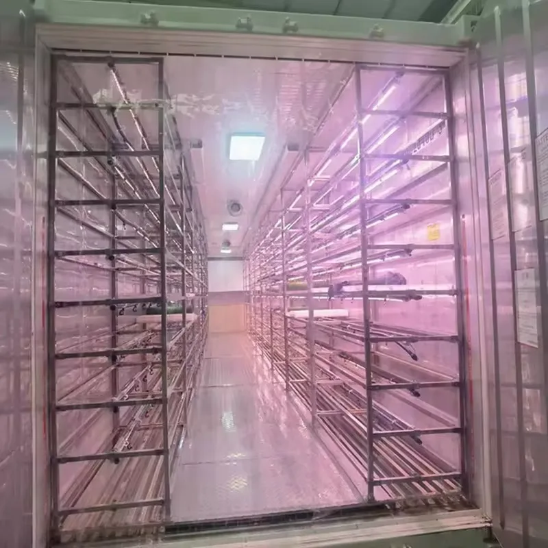 Containerized Mushroom Cultivation System Industrial Grade with Remote IOT Monitoring for High Yield Production Custom