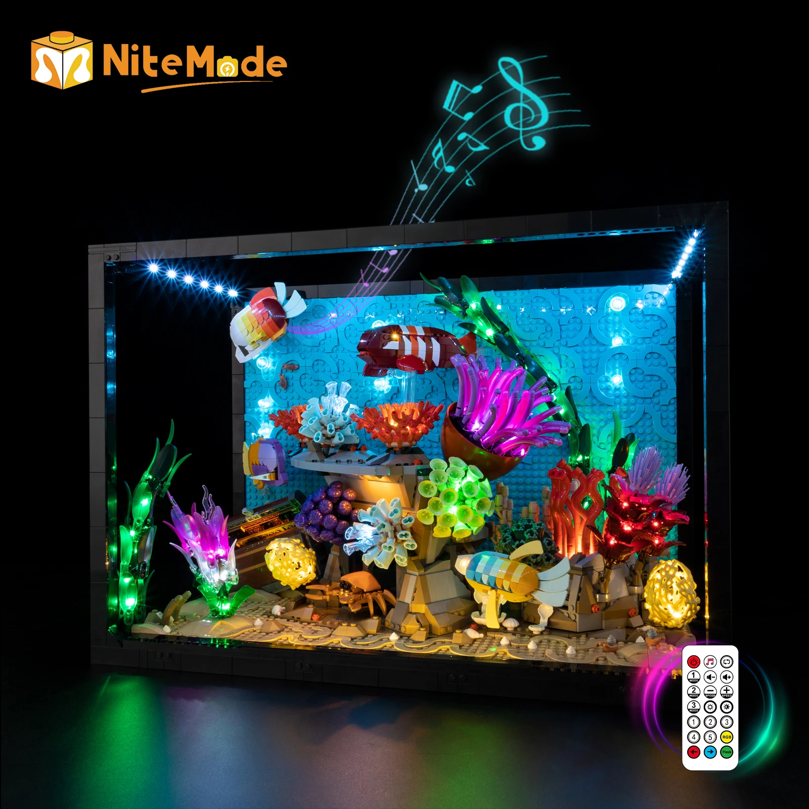 

Easylite Led Light Set Suitable for Lego Tropical Aquarium 10366 (No Model)