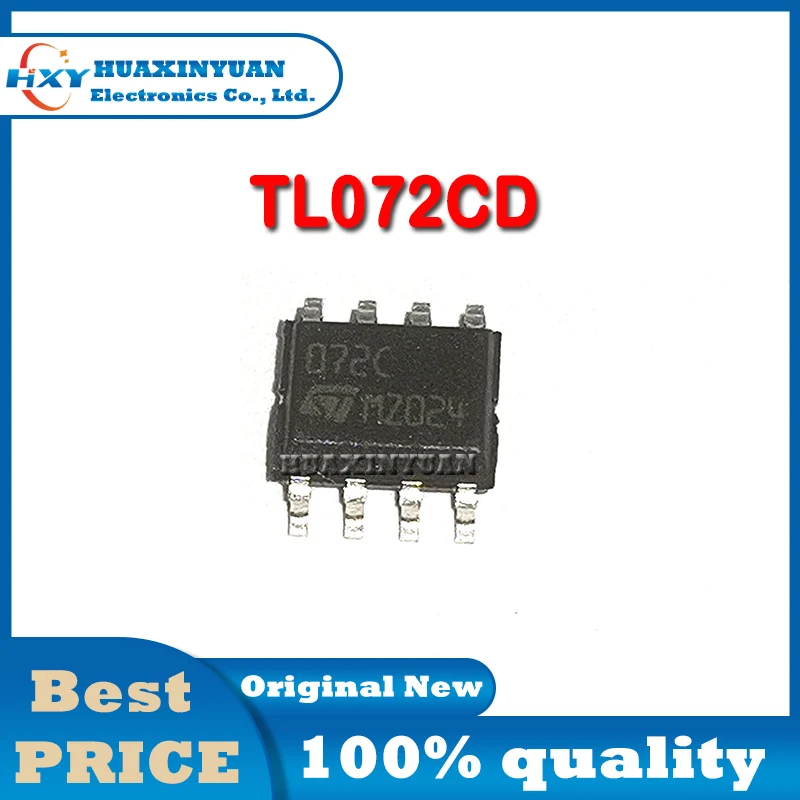 Free Shipping flipper zero 50PCS/LOT  TL072CD TL072C TL072 TL07 TL0 TL 072 Robot Electronics New and Original Ic Chip In Stock