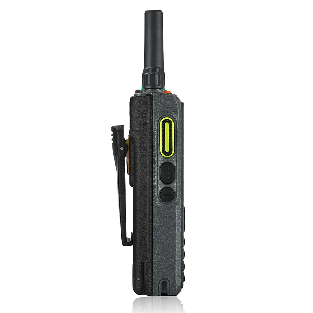 Aes criptografado digital walkie-talkie portátil conveniente rádio digital gps bluetooth ip68 à prova dip68 água 4g ip67 comunicação uhf 2w