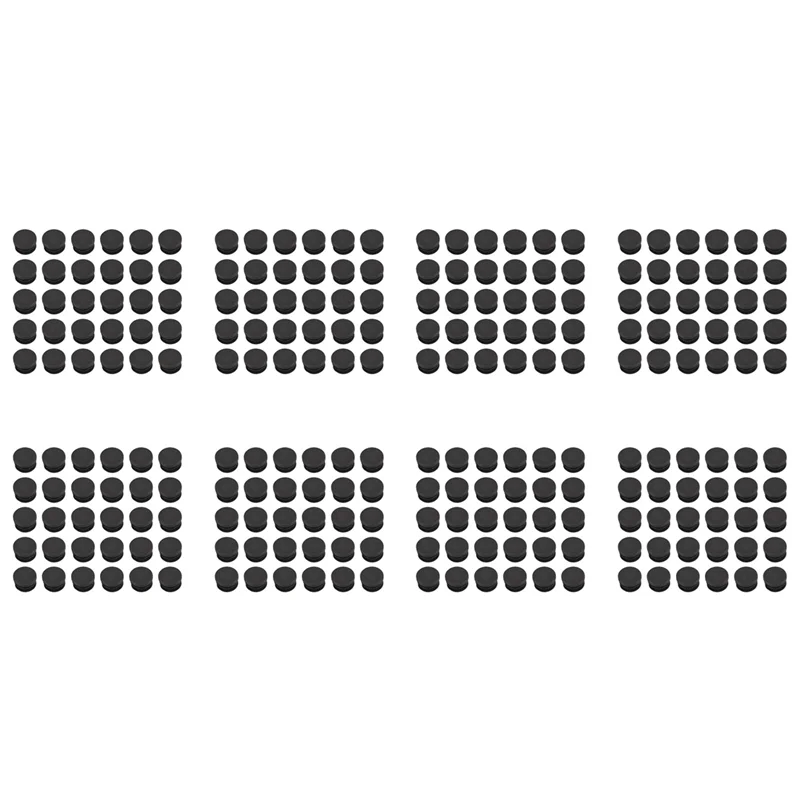 AT19-Runder Tisch Stuhlbein Rohr Rohreinsatz Endkappe 19 mm Durchmesser 240 Stück Schwarz