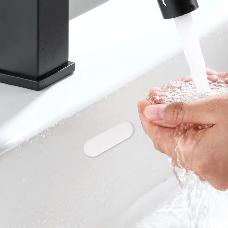 6/1Pcs Sink Overflow Cover Kitchen Wash Basin Trim Round Plug Bathroom Bath Drain Cap Remplacement Overflow Hole Ring Covers