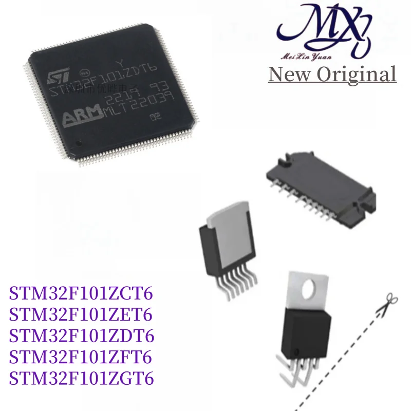 MXY STM32F101ZCT6 STM32F101ZET6 STM32F101ZDT6 STM32F101ZFT6 STM32F101ZGT6 LQFP144 32-bit microcontroller MCU ARM microcontroller