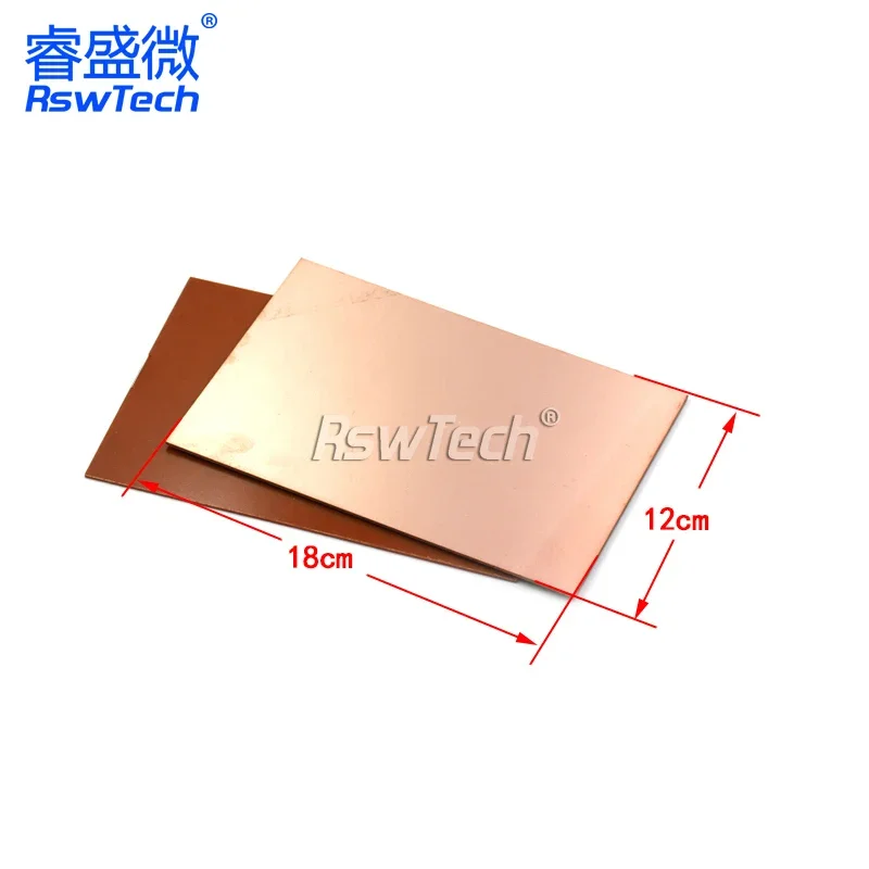 Single-sided Bakelite Copper Clad Board, Experimental Board, PCB Circuit Board 7*10 10*15 10*20 20*30 Circuit Board