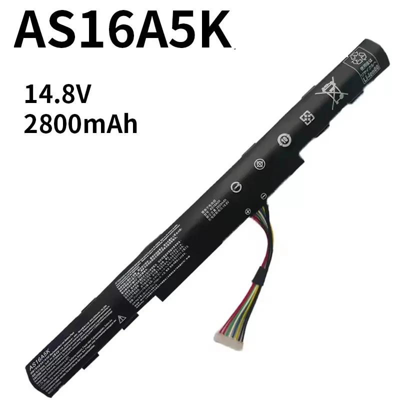 Batería AS16A5K AS16A8K 4ICR19/66 para Acer Aspire E15 E5-575 N16Q2 E5-576G E5-575G E5-475 F5-573 E5-575-52JF E5-575-33BM
