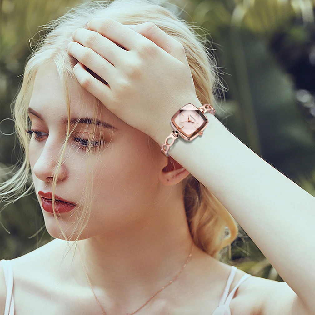 REBIRTH Women's Watches Waterproof  Original Bracelet Quartz Clock Ladies Watches