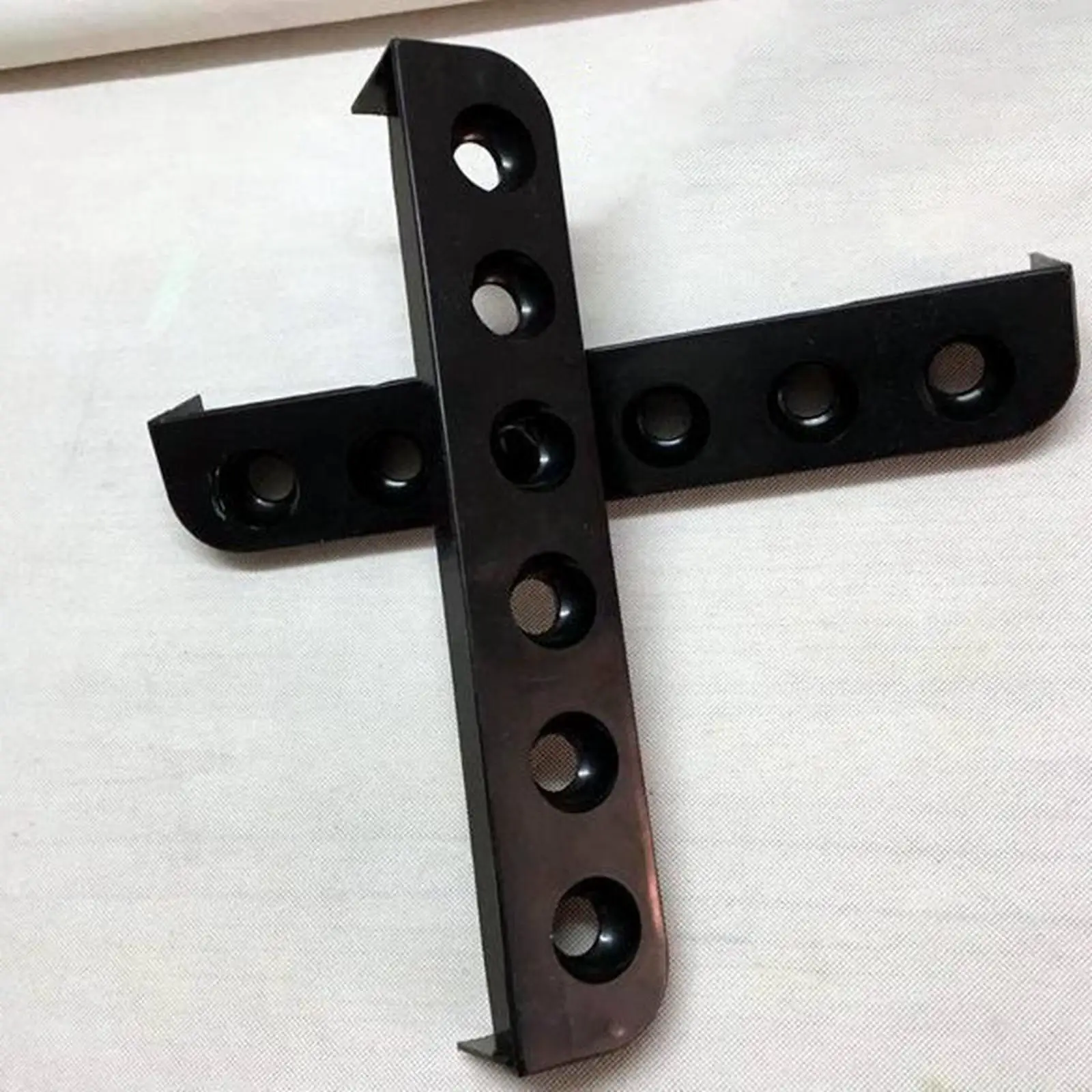 Billiards Wall Rack Cue Holder Sturdy Plastic 6 Slot Snooker Pool Accessory for Table Area Use